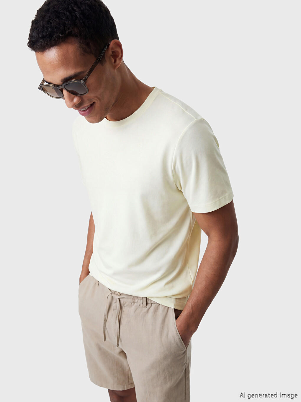 Regular Fit Modal Men's T-shirt