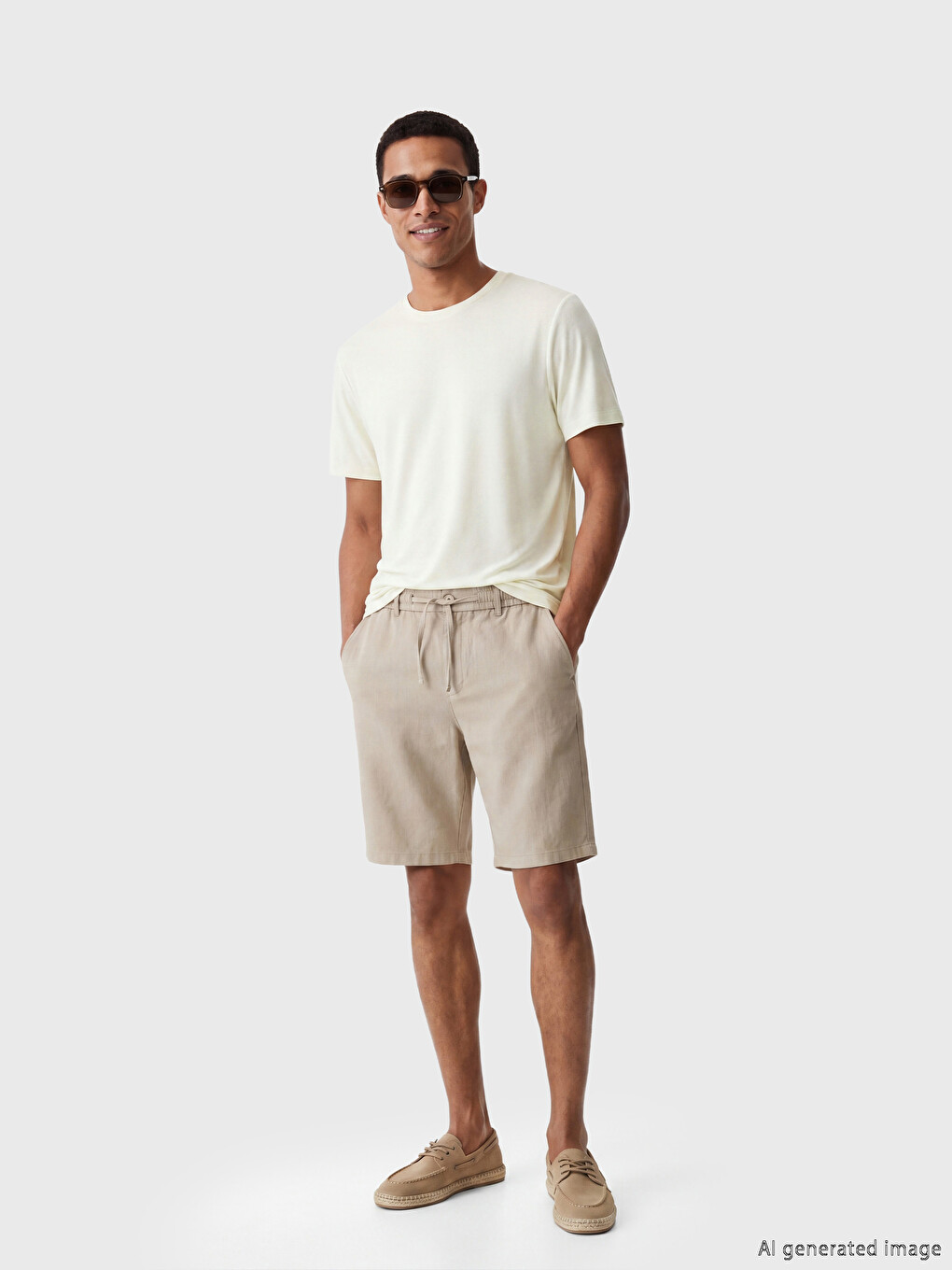 Regular Fit Modal Men's T-shirt-3
