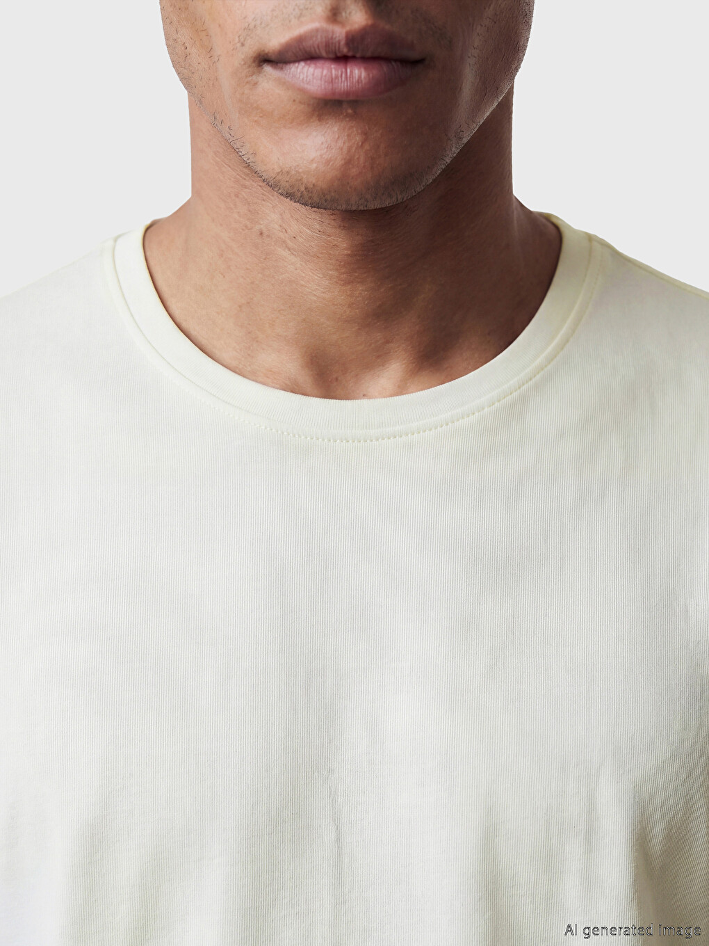 Regular Fit Modal Men's T-shirt-5