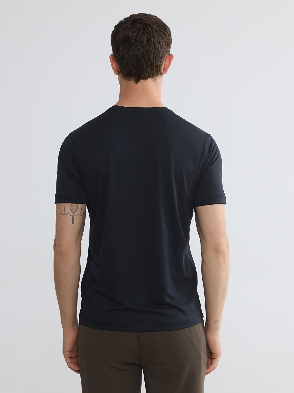 Regular Fit Modal Men's T-shirt-6