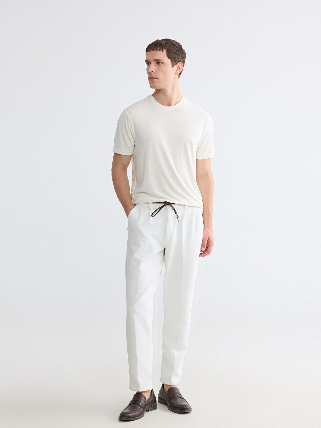 Regular Fit Modal Men's T-shirt-2