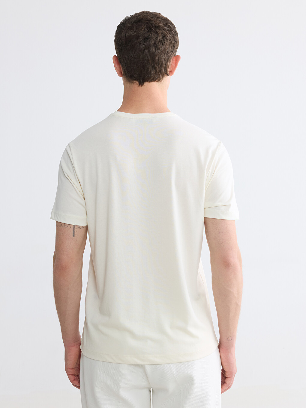 Regular Fit Modal Men's T-shirt-6