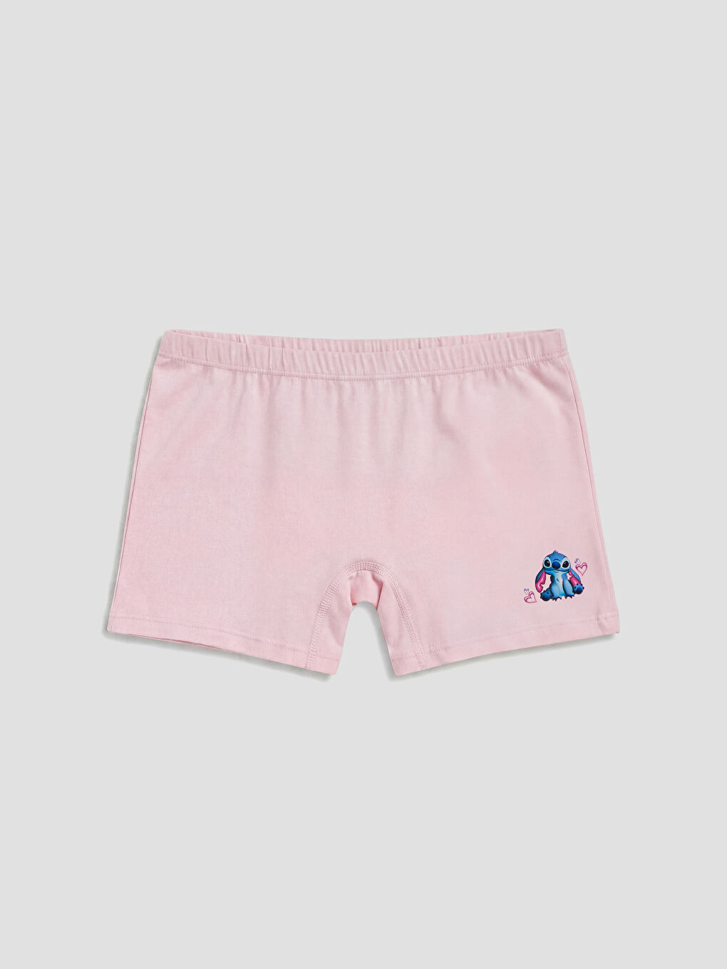 Ekru Stitch Baskılı Kız Çocuk Boxer 3'lü-1