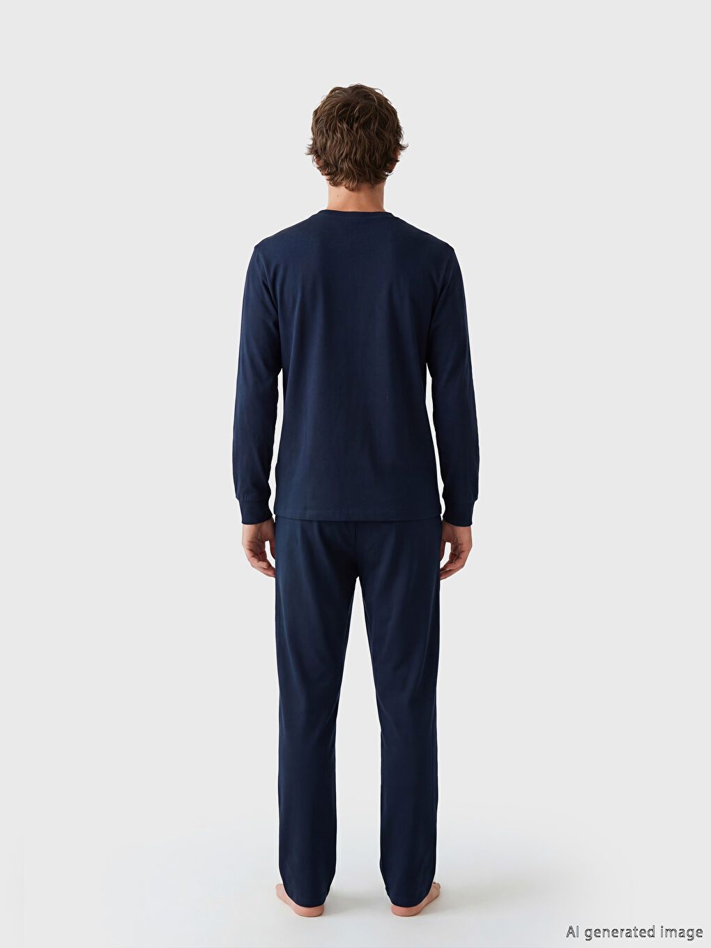طقم بيجاما عادي للرجال-3