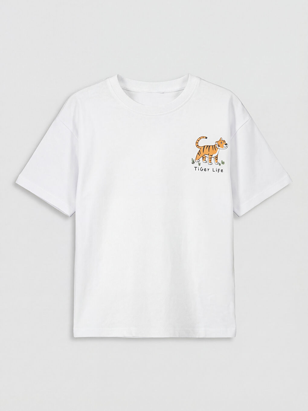 Yeşil Bisiklet Yaka Baskılı Erkek Çocuk Tişört 2'li-3