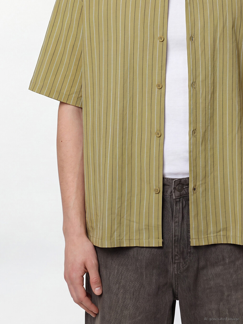 Relax Fit Striped Men's Shirt-2