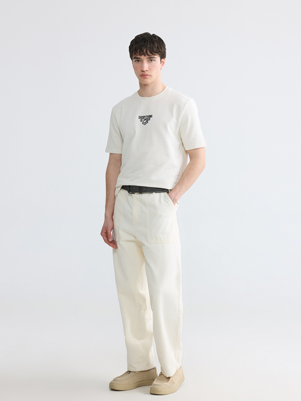 Crew Neck Printed Men's T-Shirt-1
