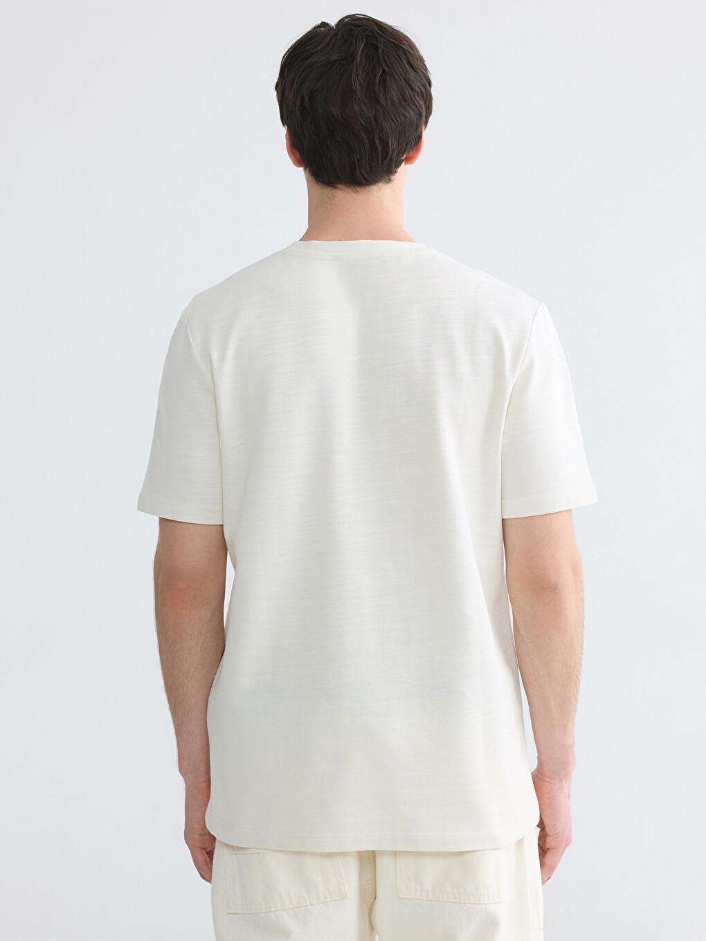 Crew Neck Printed Men's T-Shirt-3