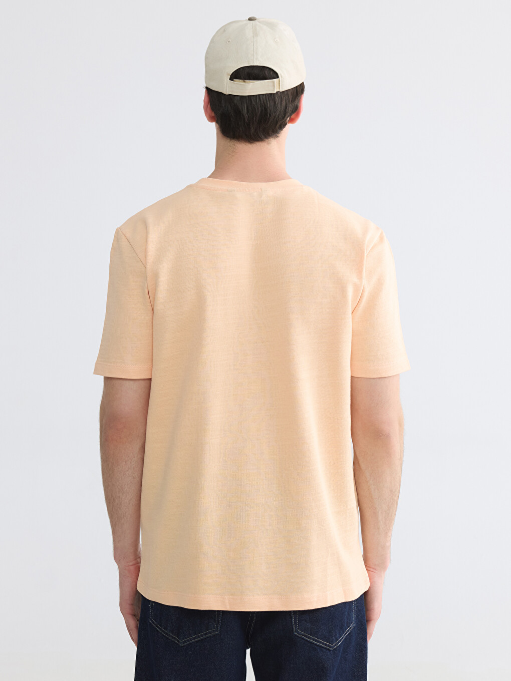 Crew Neck Embroidered Men's T-Shirt-3