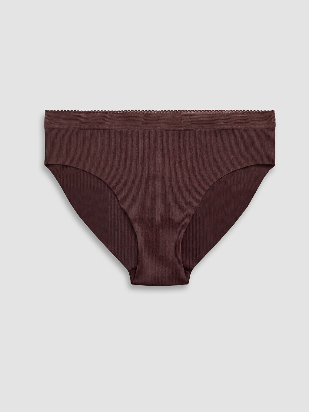 Mürdüm Lazer Kesim Fitilli Bikini Külot 2'li-3