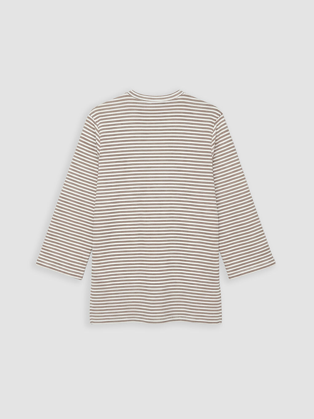 Karışık Çizgili Soft Touch Oversize Kadın Tunik-1