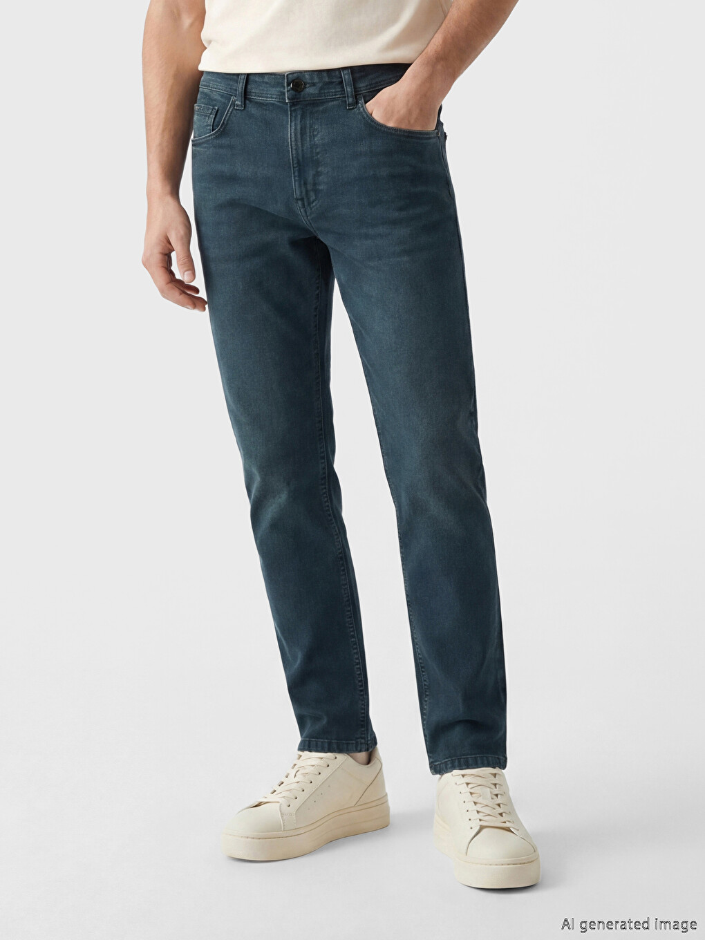 Man Indigo Jeans-1