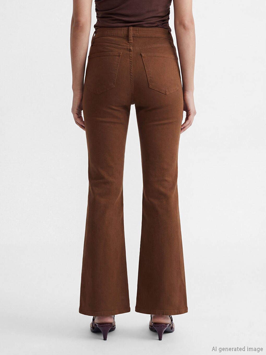 Woman BROWN Jeans-2