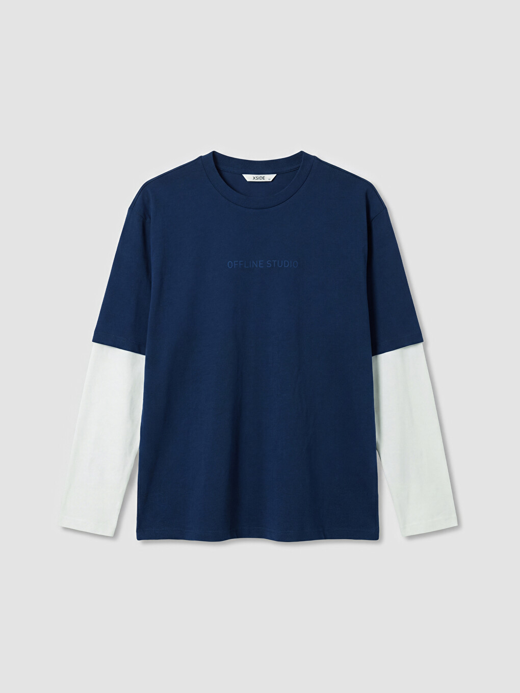 T-shirt I Stampuar Me Jakë Të Rrumbullakët Për Burra-4