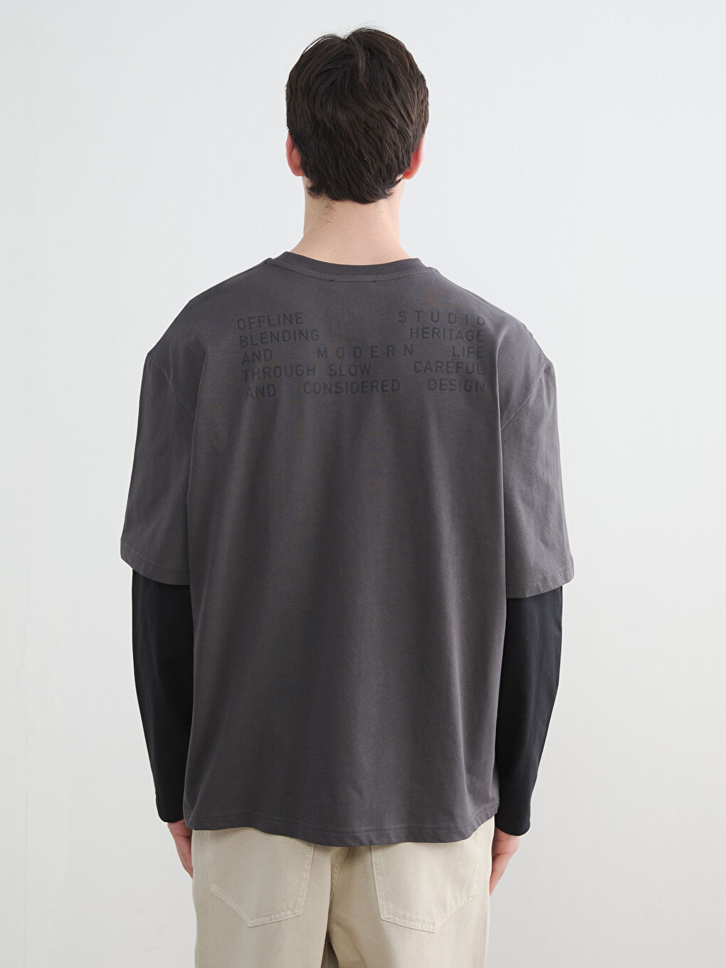 Muška majica sa okruglim izrezom i štampom-3