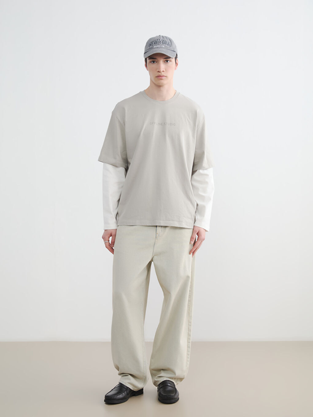 Muška majica sa okruglim izrezom i štampom-1