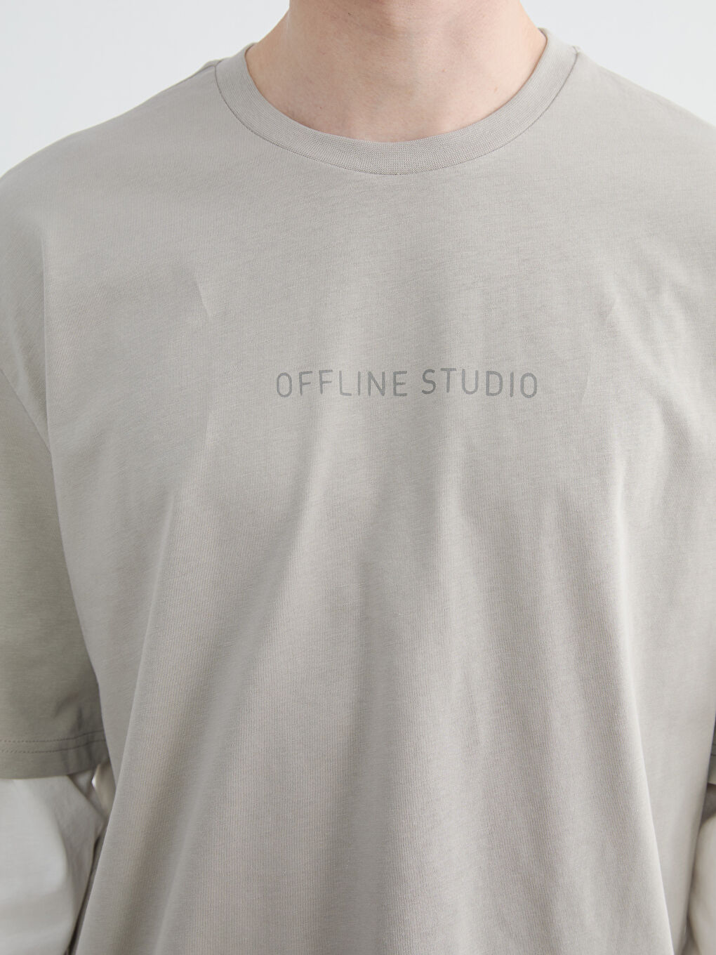 Muška majica sa okruglim izrezom i štampom-2