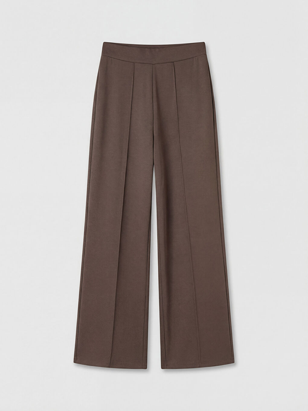 Kahverengi Beli Lastikli Soft Touch Kadın Eşofman Altı