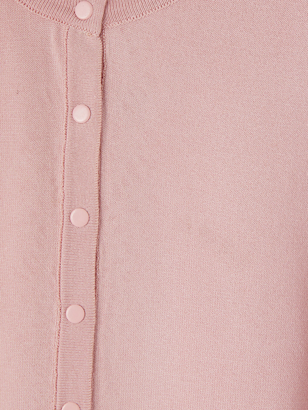 Pembe Bisiklet Yaka Kadın Triko Kazak-2