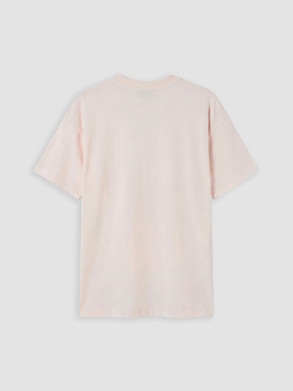 Pembe Bisiklet Yaka Nakışlı Bluz-1
