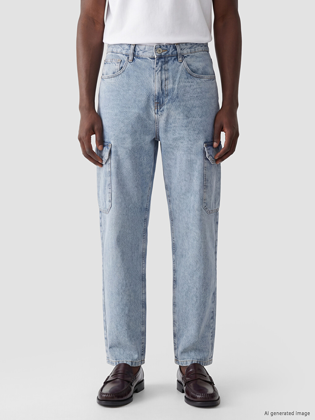 Baggy Fit Men's Jeans-2