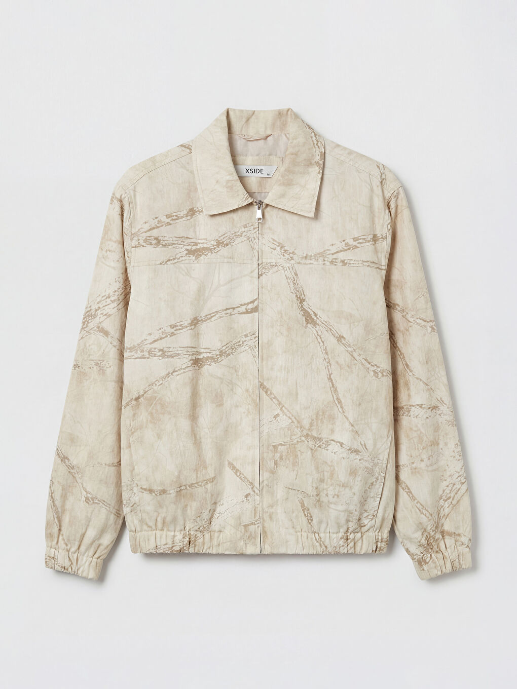 Bej Loose Fit Erkek Mont