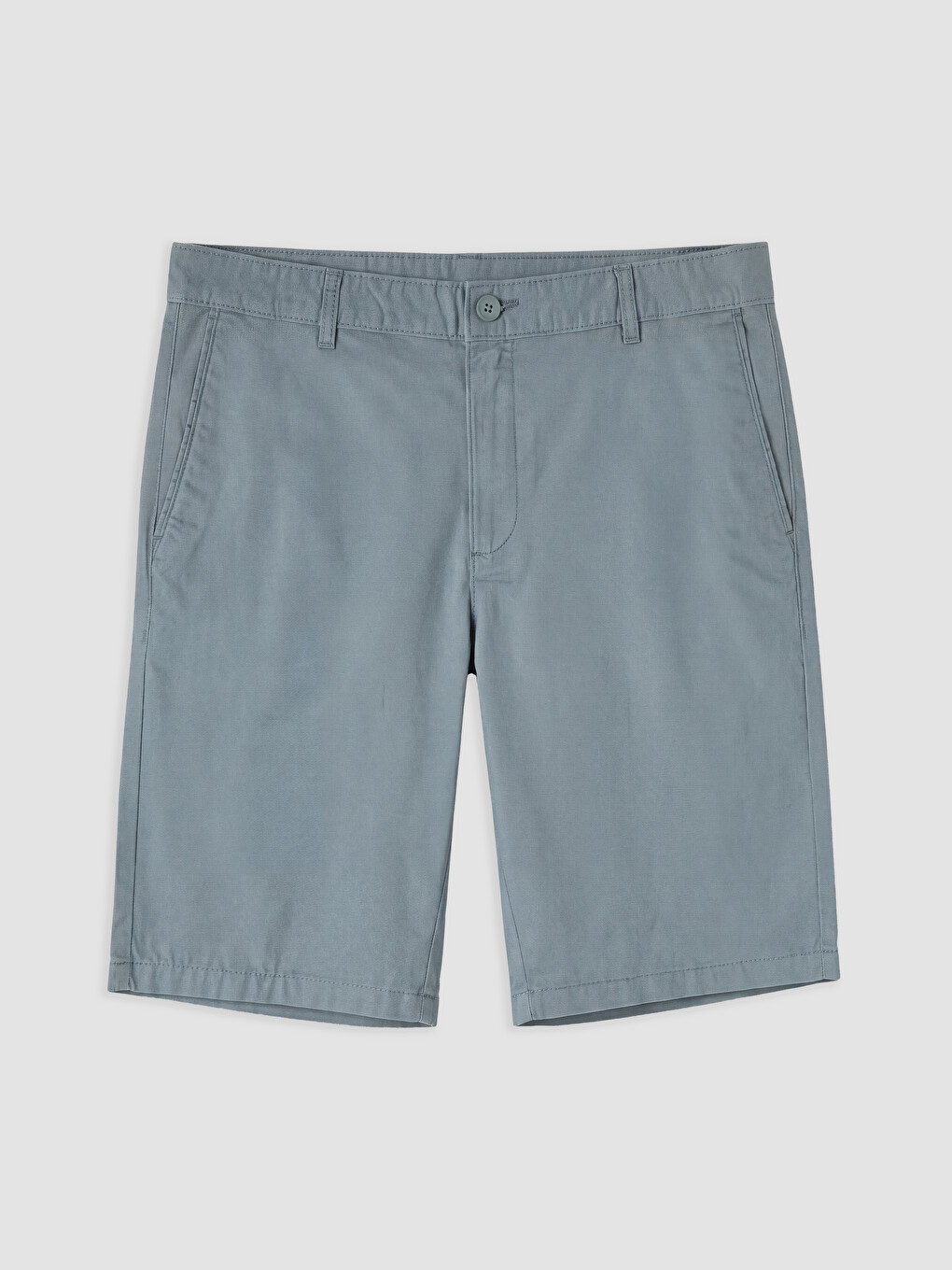 Regular Fit Gabardine Men's Shorts-4