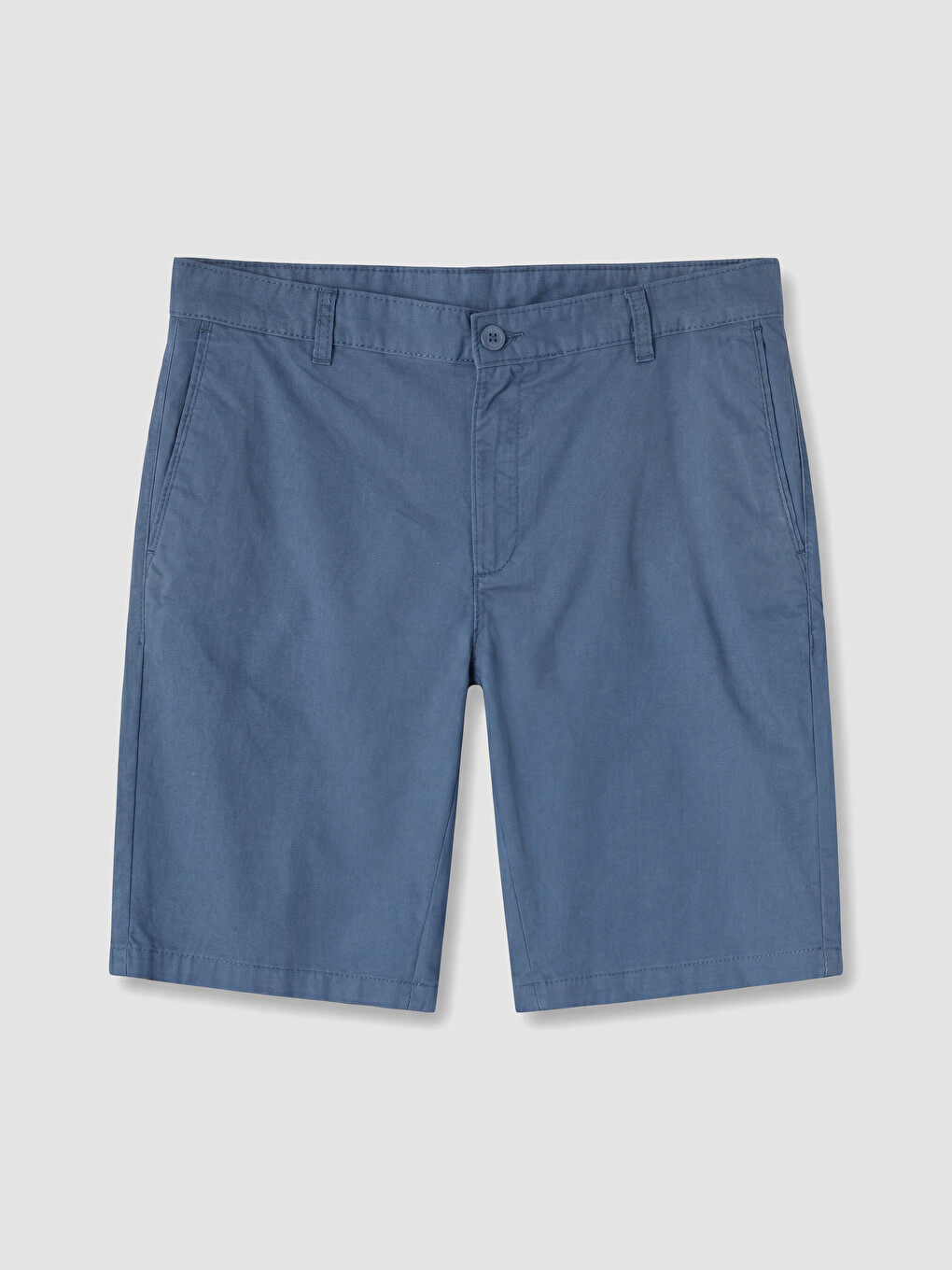 Regular Fit Gabardine Men's Shorts-4