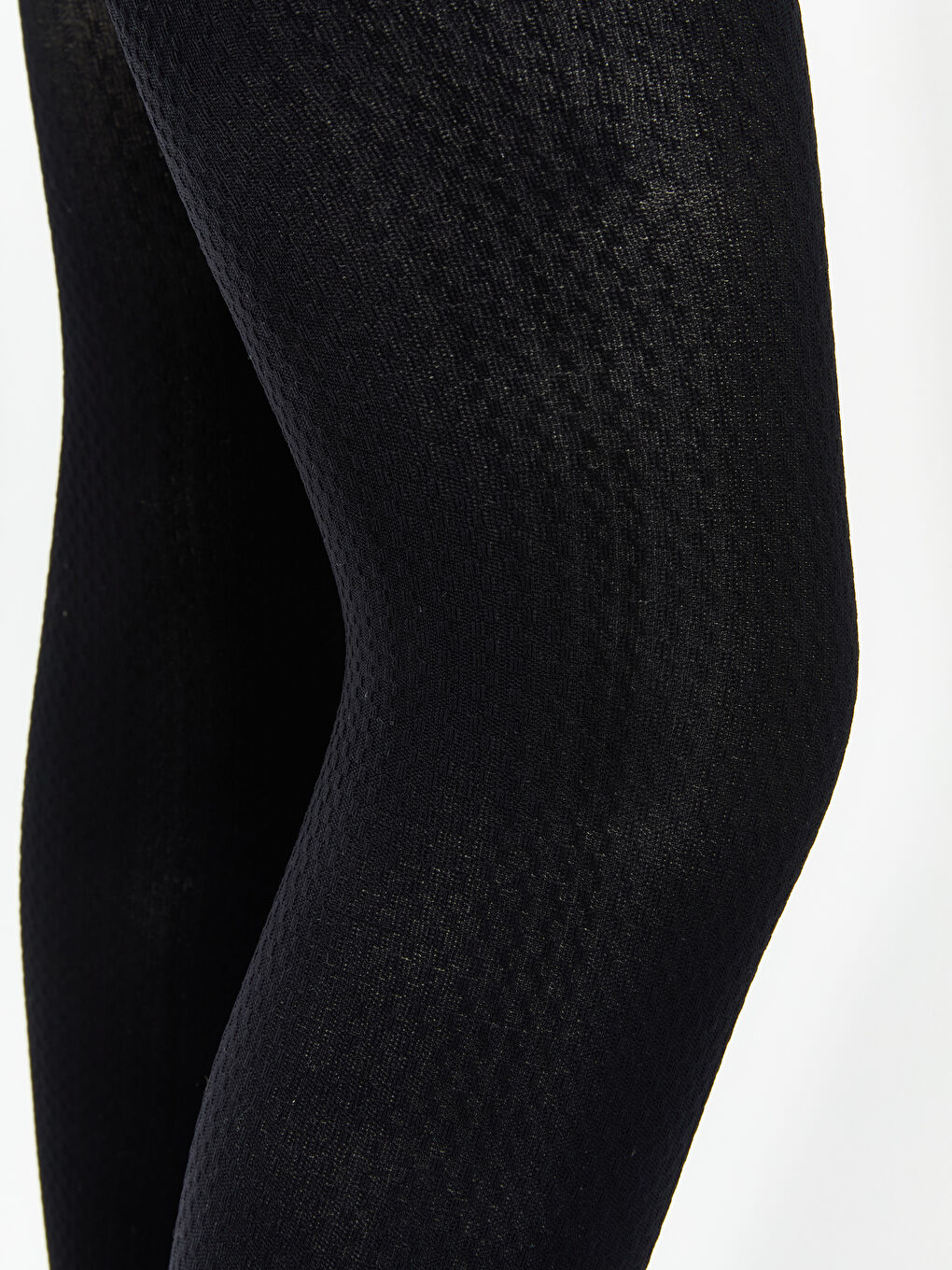 Siyah Kız Çocuk Külotlu Çorap 2'li-3