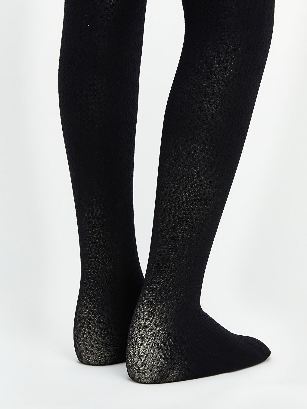 Siyah Kız Çocuk Külotlu Çorap 2'li-4