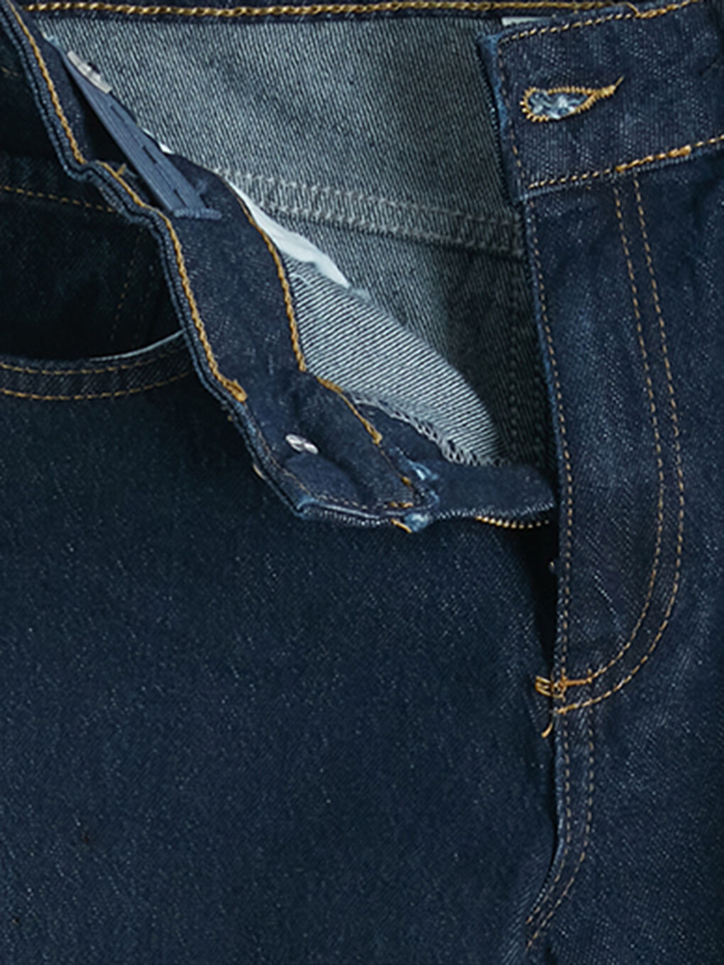 İndigo Wideleg Taşlı Kız Çocuk Jean Pantolon-2