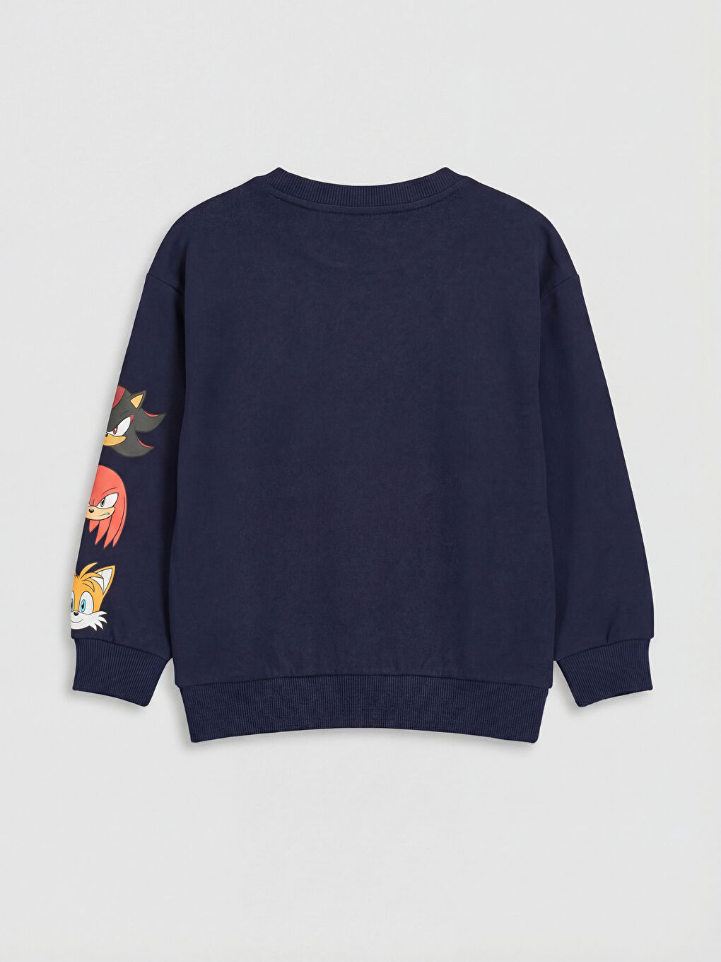 Crew Neck Sonic Printed Boys' Sweatshirt-1