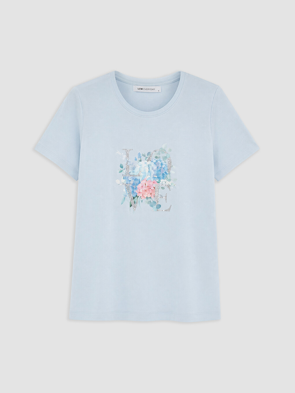 Woman Blue T-shirt-4