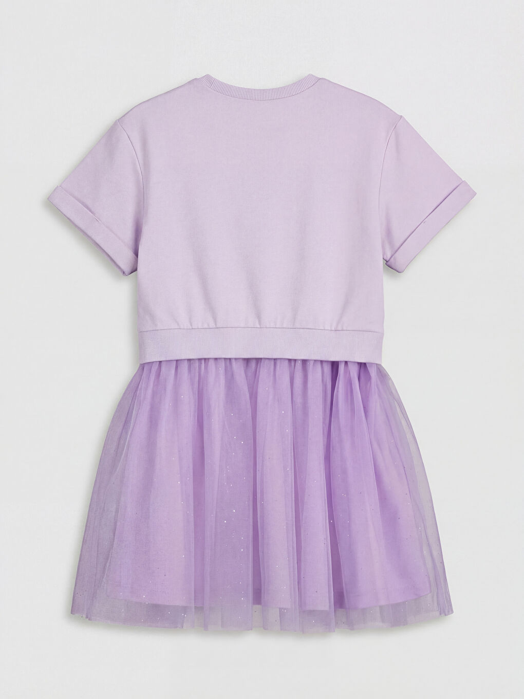 Lila Kuromi Baskılı Kız Çocuk Tütü Elbise-1