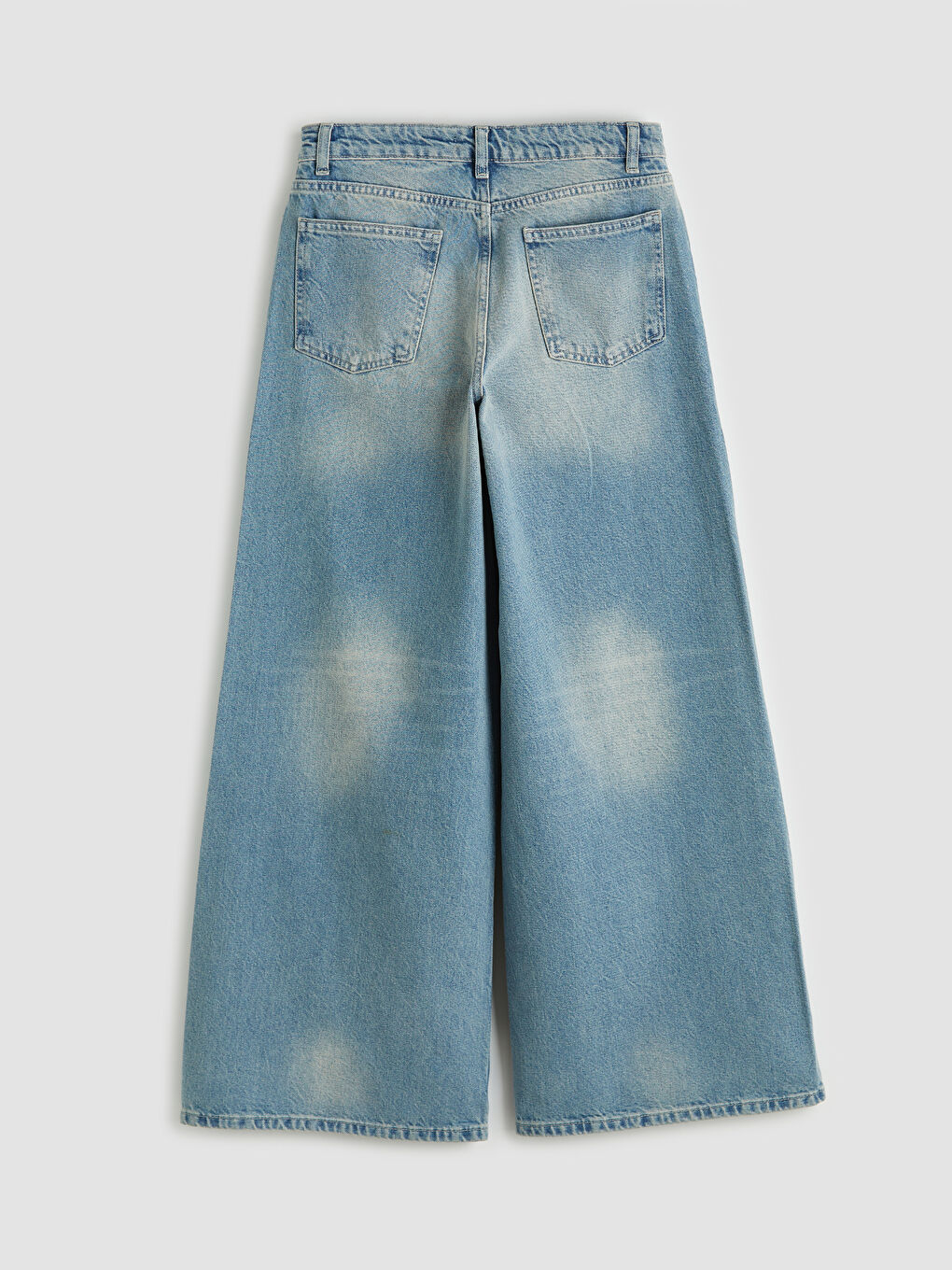 İndigo Wideleg Kadın Jean Pantolon-1