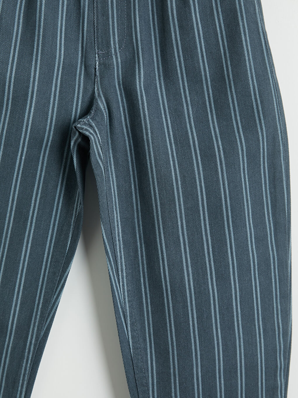 Lacivert Baggy Fit Erkek Çocuk Gabardin Pantolon-2