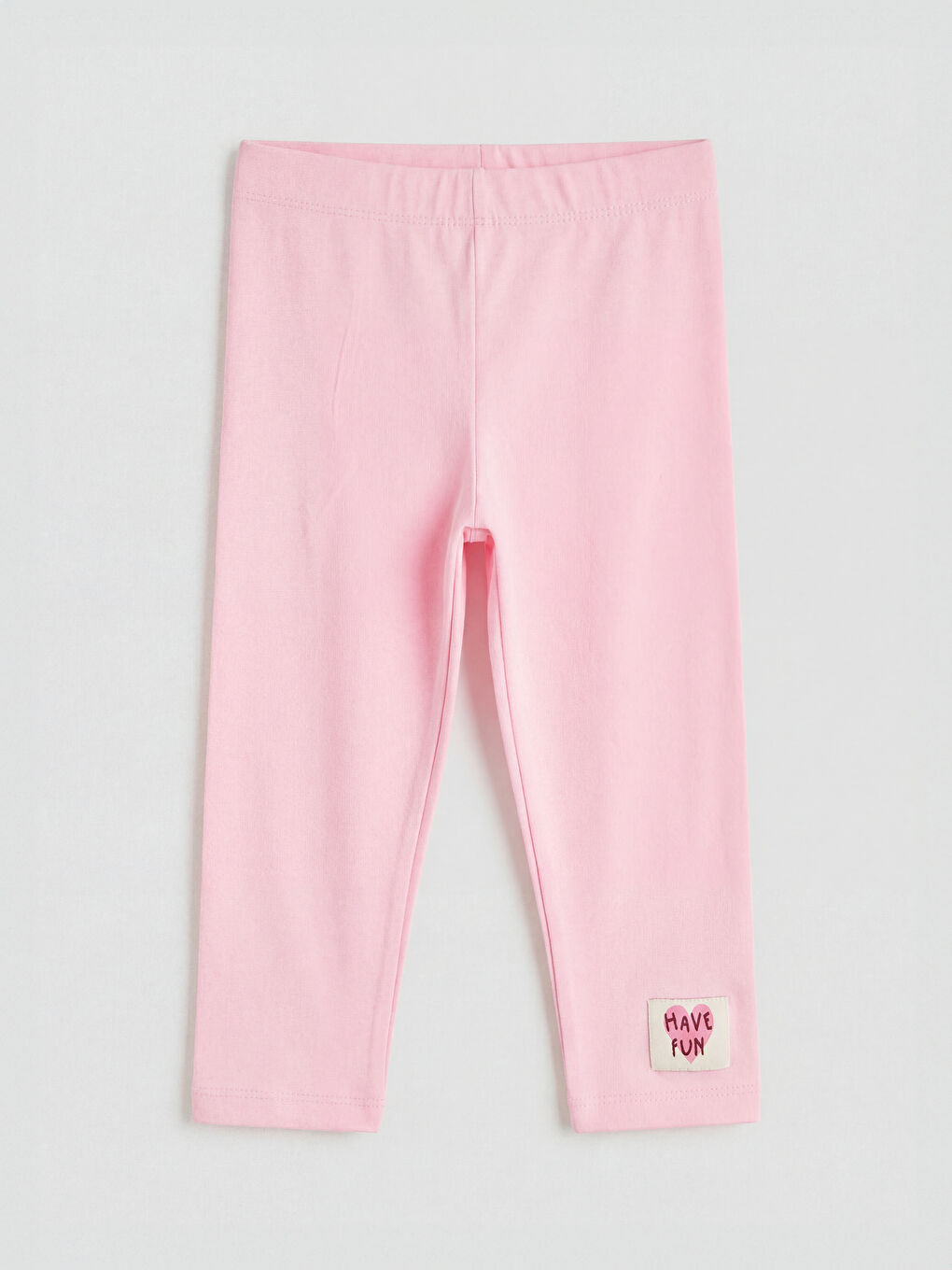 Bordo Beli Lastikli Kız Çocuk Tayt 2'li-4