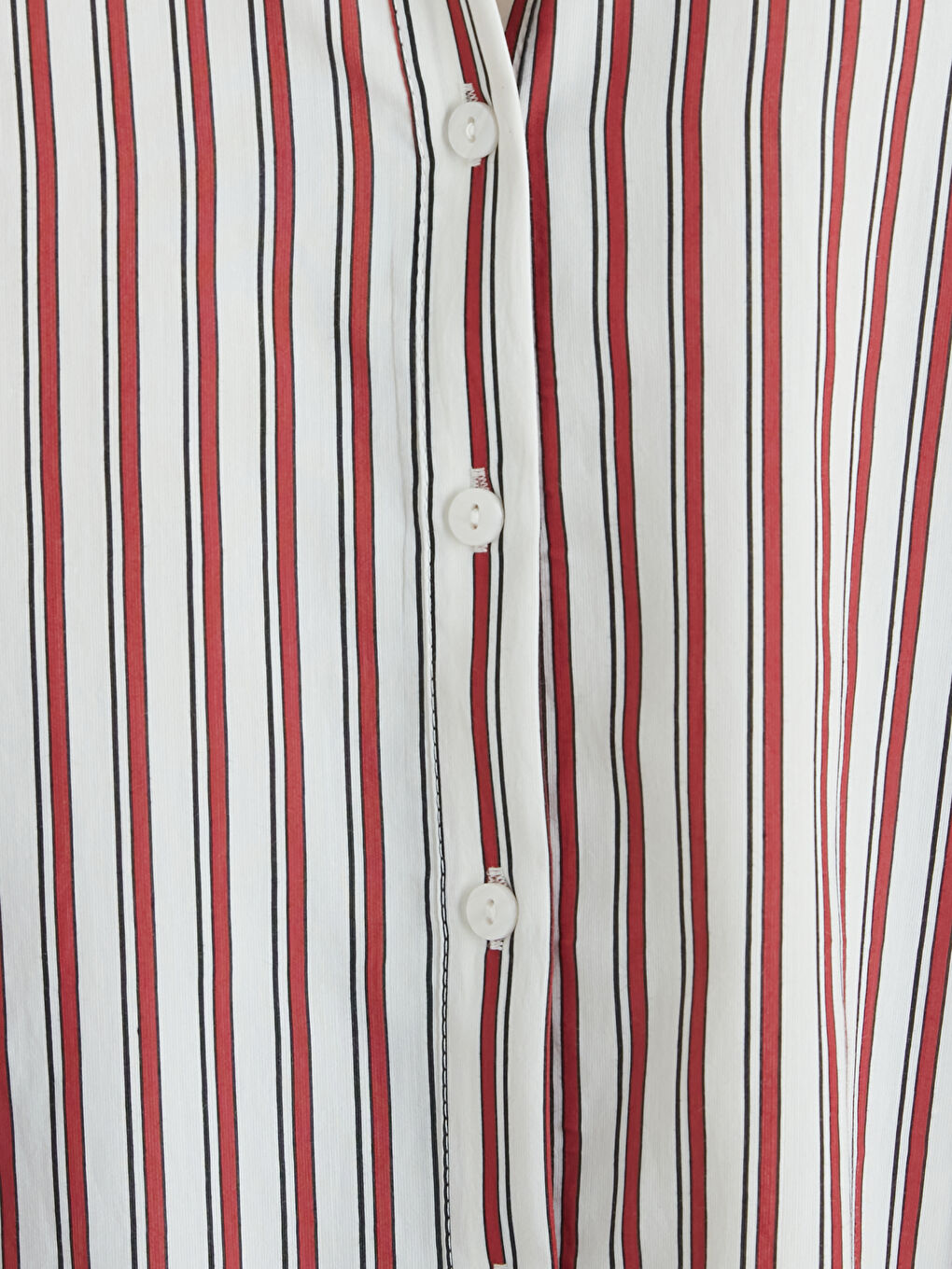 Женское полосатое платье-рубашка с поясом-6