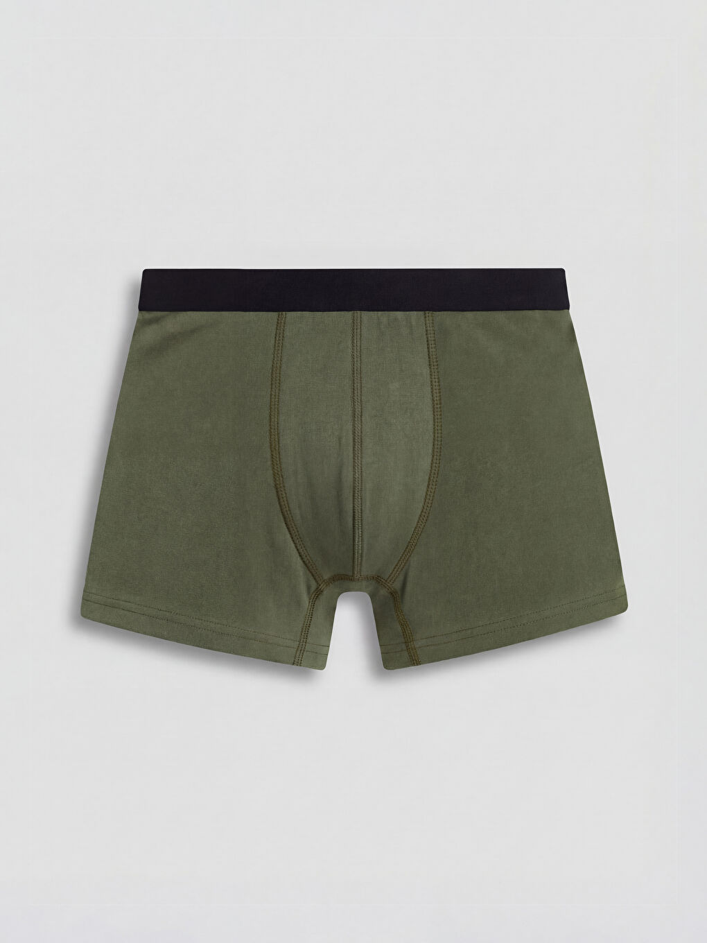 Yeşil Pamuklu Esnek Erkek 7'li Boxer-7