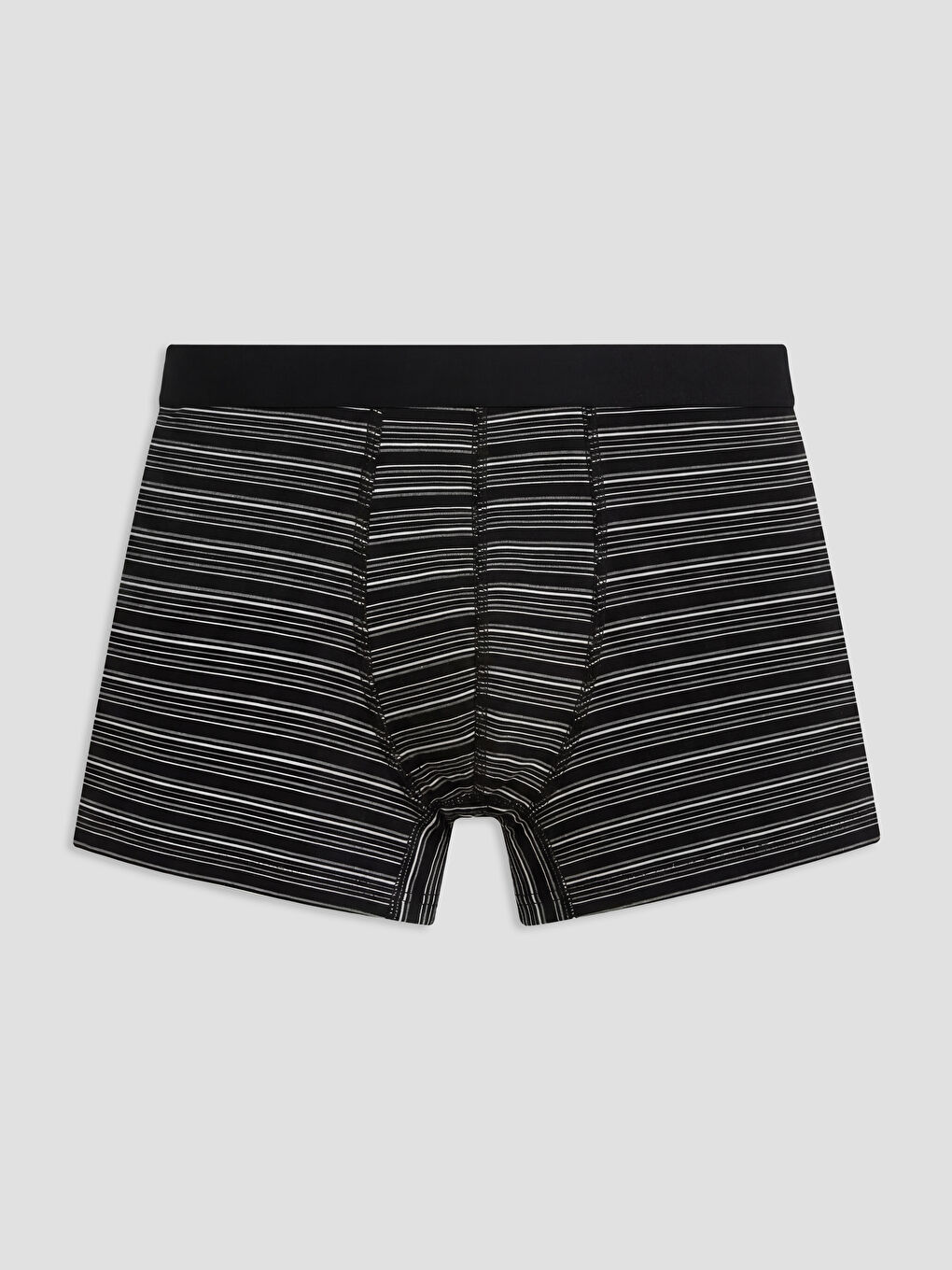Siyah Pamuklu Esnek Erkek Boxer 7'li-3
