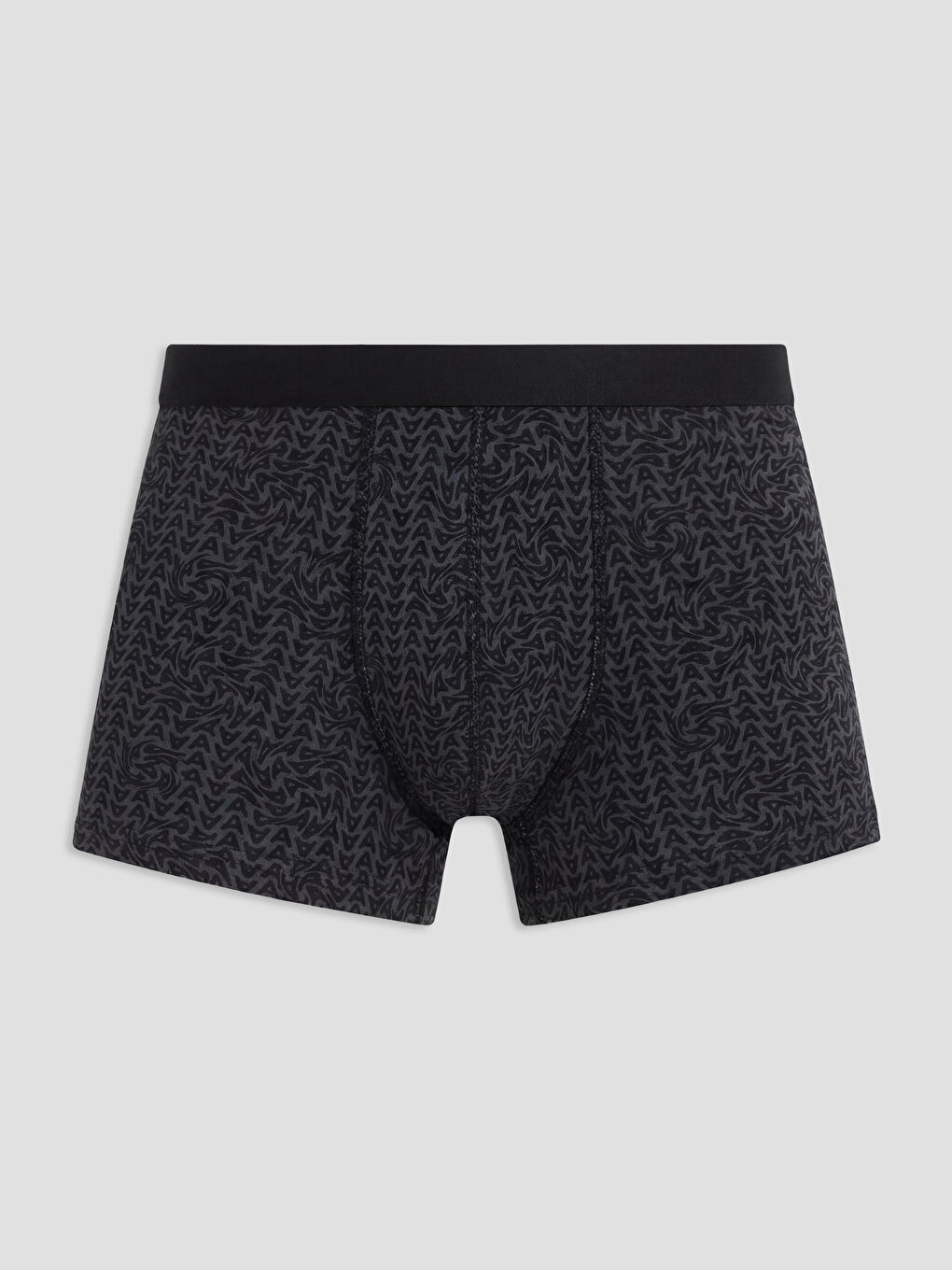 Siyah Pamuklu Esnek Erkek Boxer 7'li-4