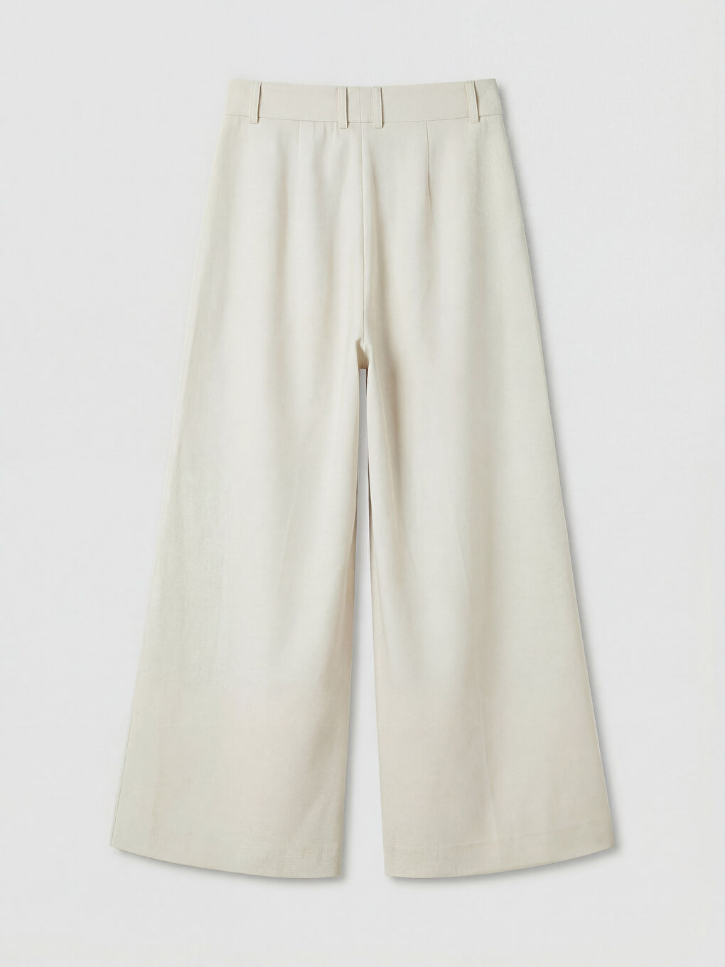 Bej Regular Fit Kadın Pileli Pantolon Etek-5