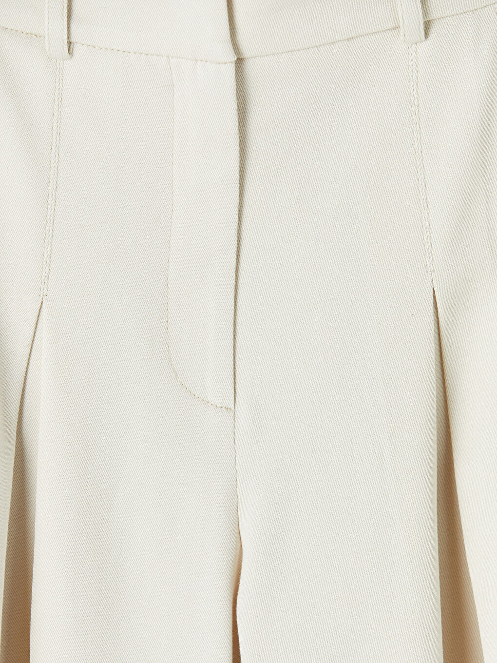 Bej Regular Fit Kadın Pileli Pantolon Etek-6