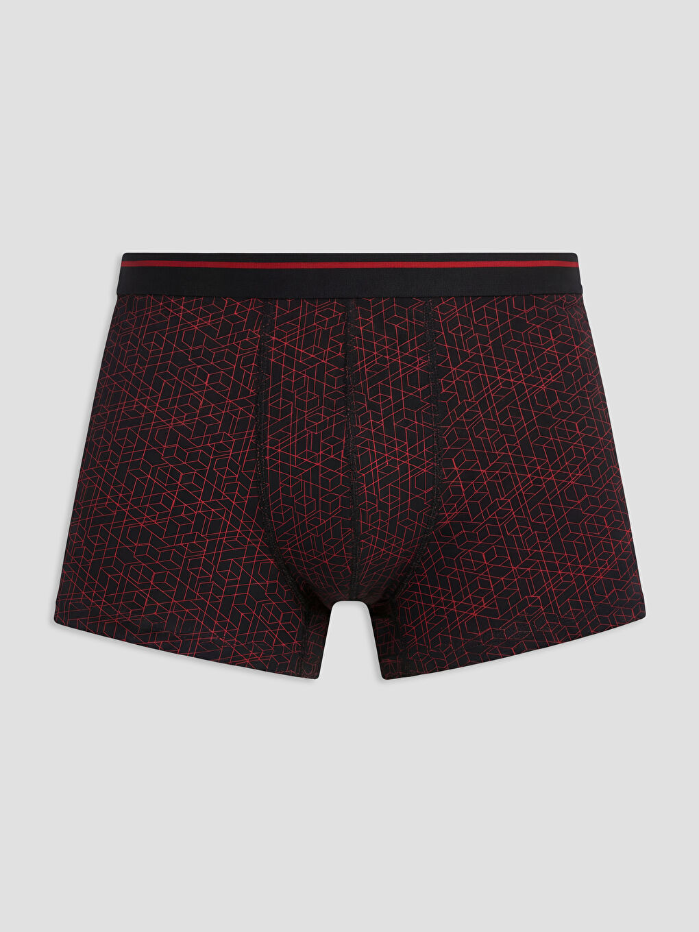 Siyah Pamuklu Esnek Erkek Boxer 7'li-2