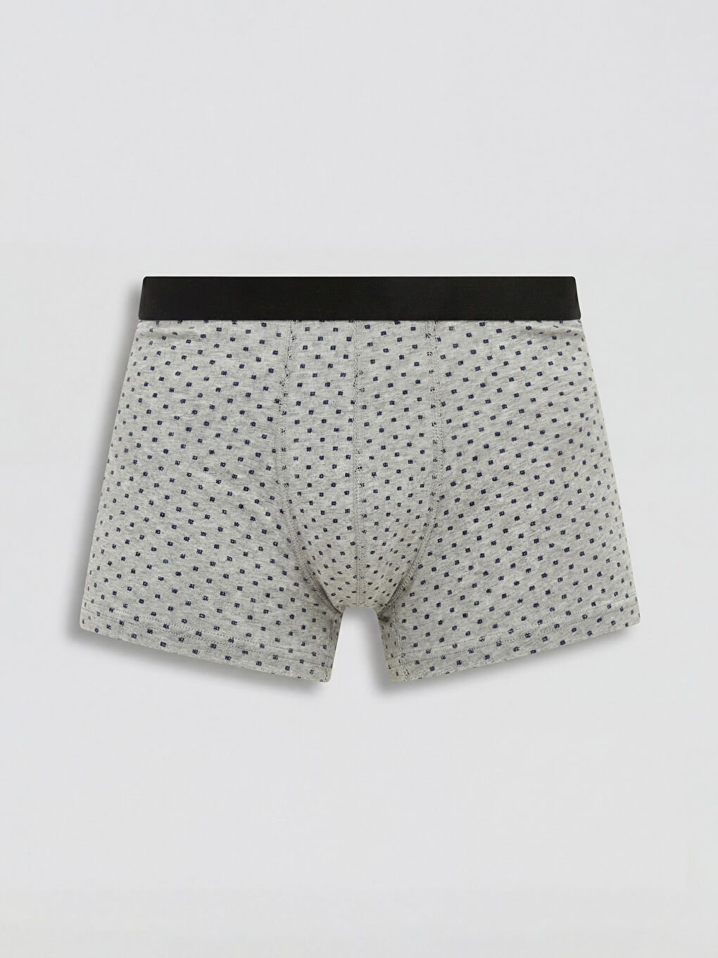 Siyah Pamuklu Esnek Erkek Boxer 7'li-1