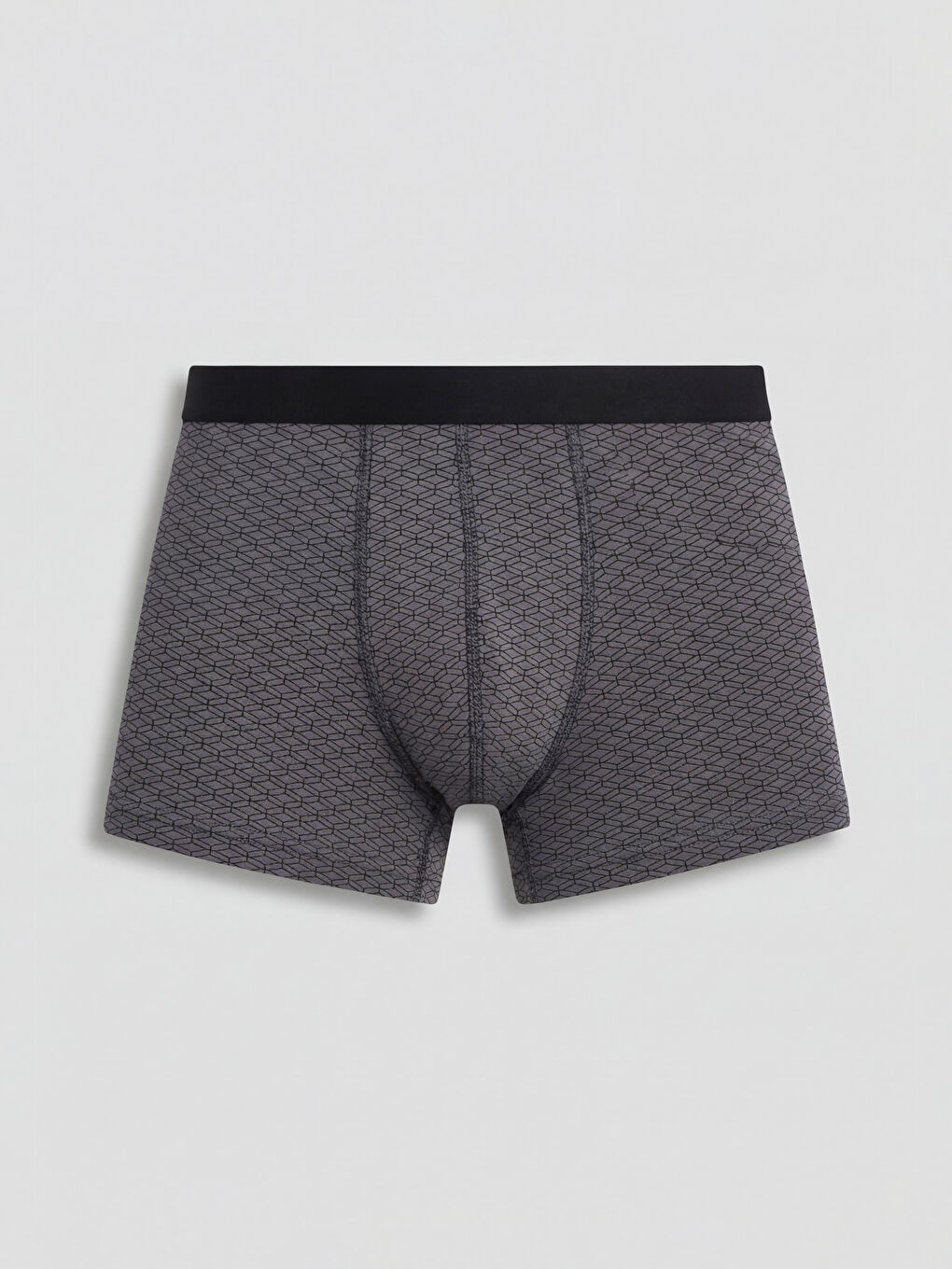 Siyah Pamuklu Esnek Erkek Boxer 7'li-2