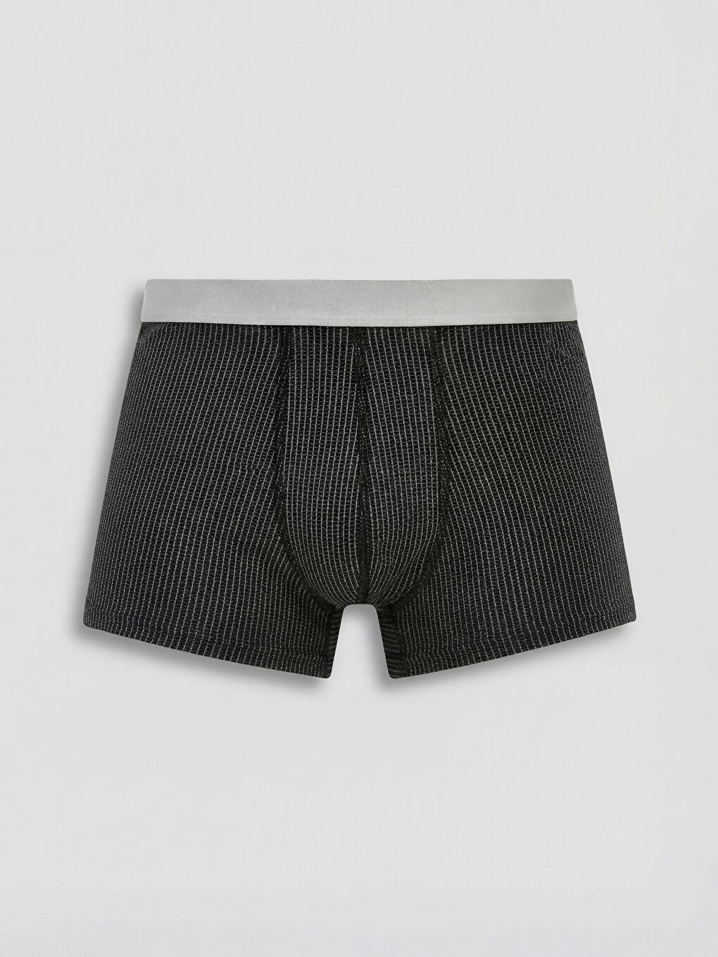 Siyah Pamuklu Esnek Erkek Boxer 7'li-3