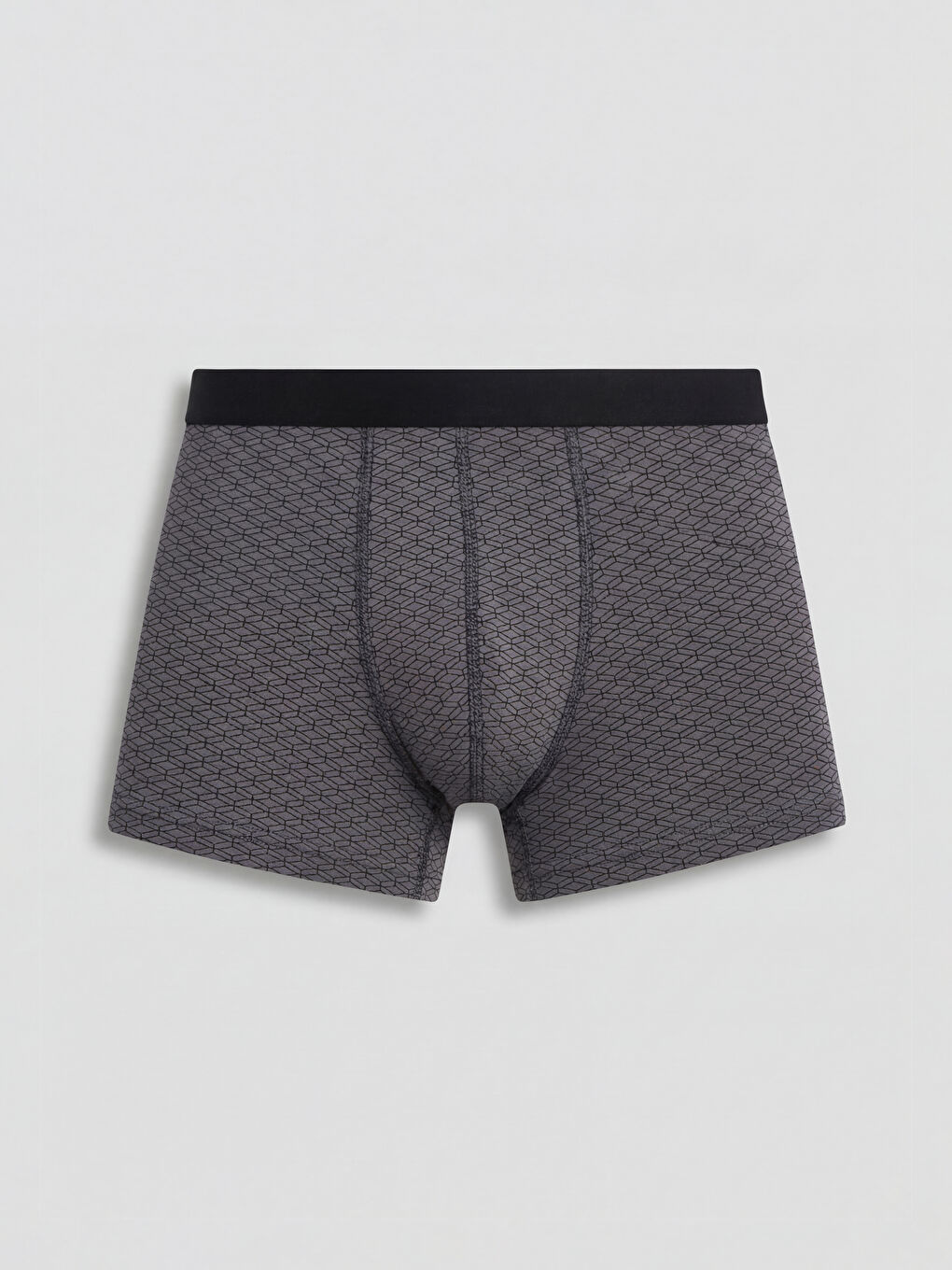 Siyah Pamuklu Esnek Erkek Boxer 7'li-7