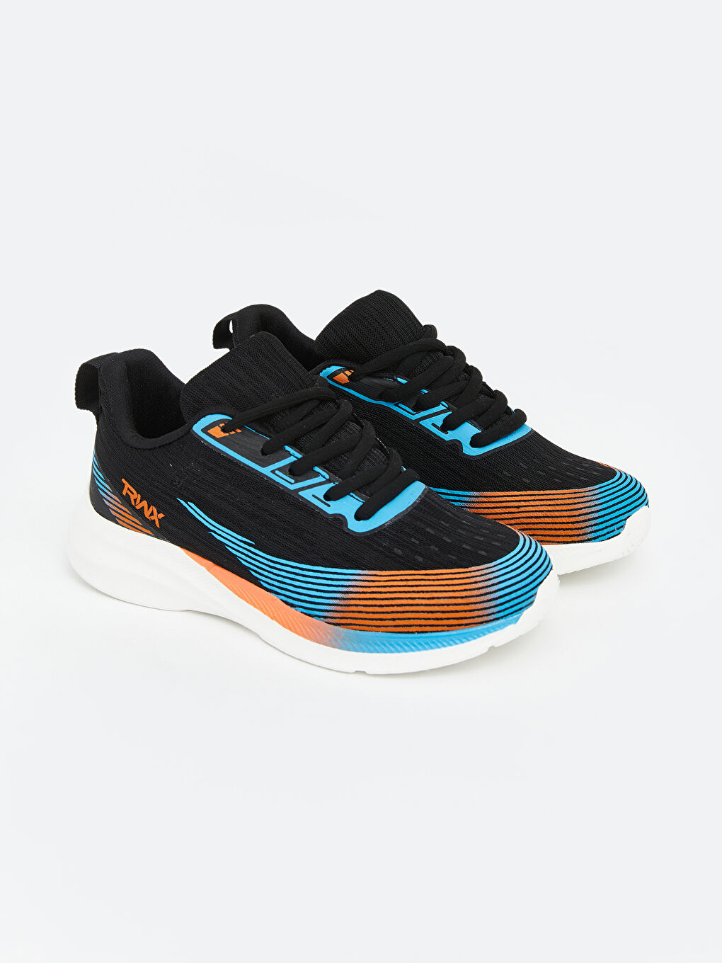 Siyah Bağcıklı Erkek Çocuk Spor Ayakkabı