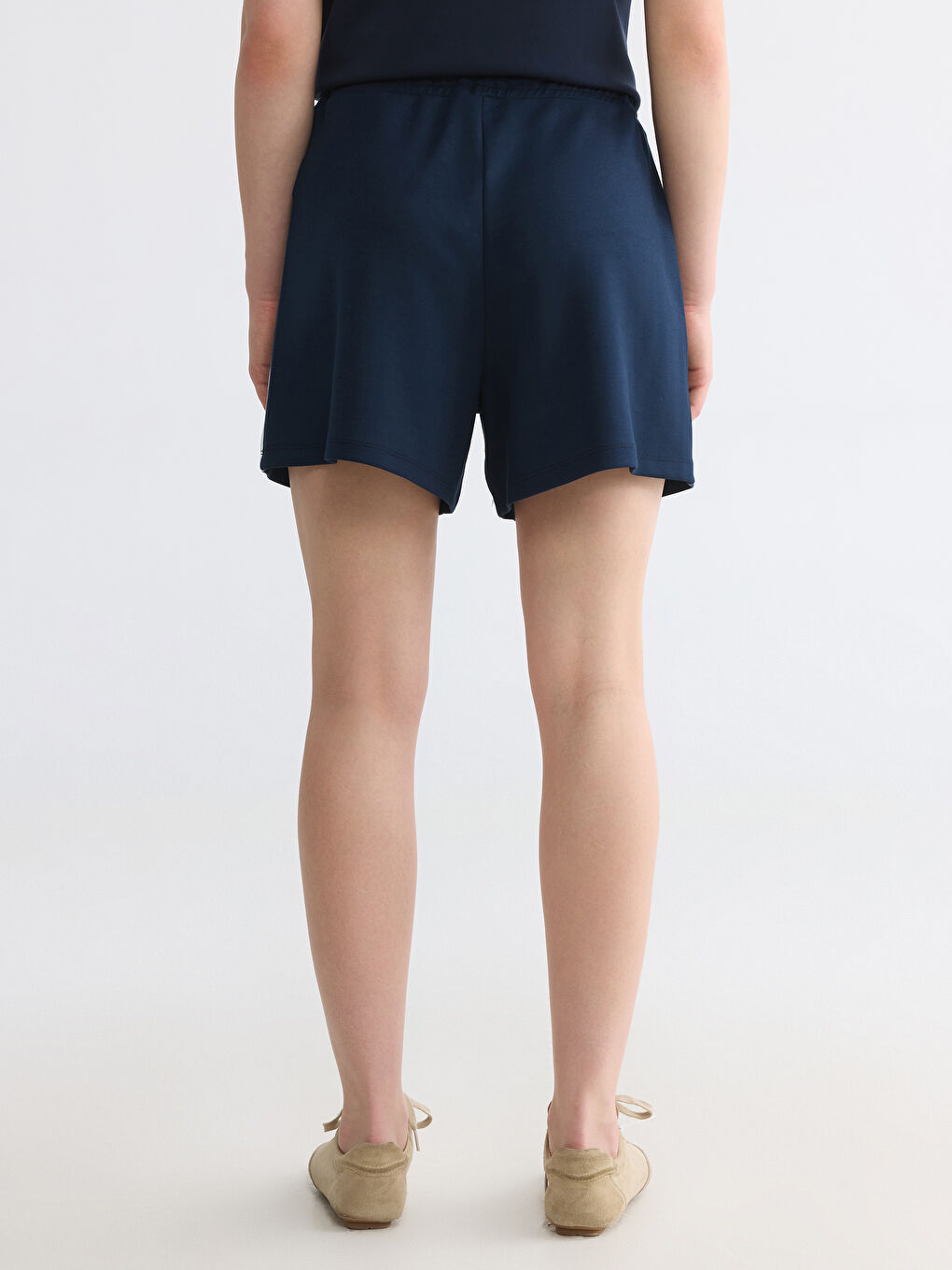 Striped Soft Touch Women's Shorts-3